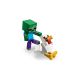 7. LEGO Minecraft 21582 - Kurzy Jeździec