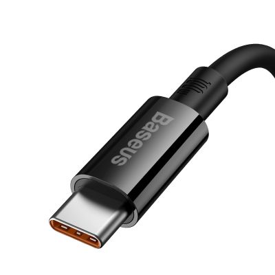 4. Kabel Baseus Superior Series USB-A / USB-C 100W 1m - czarny