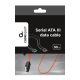 2. Kabel GEMBIRD CC-SATAM-DATA (SATA - SATA ; 0,50m; kolor czerwony)