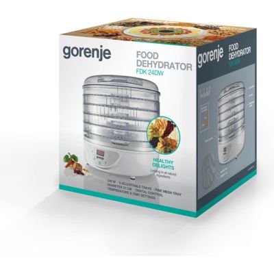 4. Suszarka Gorenje FDK 24 DW Przezroczysty, Biały 240 W