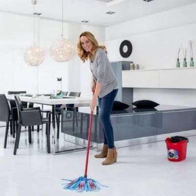 6. Mop Vileda 3Action Velour XL