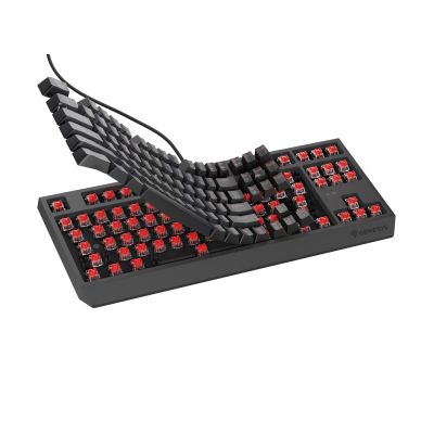 4. KLAWIATURA DLA GRACZY GENESIS THOR 230 TKL CZ/SK RGB MECHANICZNA OUTEMU RED CZARNA HOT SWAP