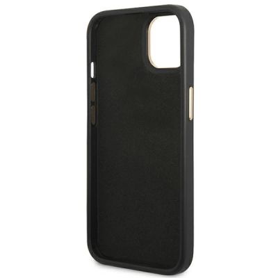 7. Etui Guess 4G Vintage Gold Logo na iPhone 14 - czarne