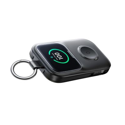 2. Joyroom JR-W19 5W Portable Watch Wireless Charger Black