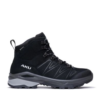 Aku Adapta Gore-tex buty sportowe trekkingowe męskie skórzane czarne