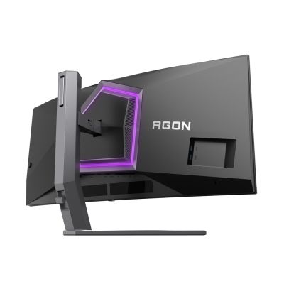 12. AOC AGON PRO AG346UCD monitor komputerowy 86,4 cm (34") 3440 x 1440 px Wide Quad HD QD-OLED Czarny, Szary