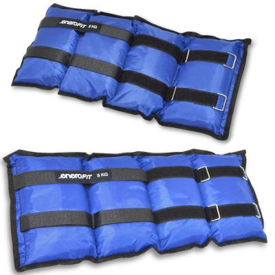11. OBCIĄŻENIE NA PRZEGUBY NIEBIESKIE 10KG (2x5KG) ENERO FIT