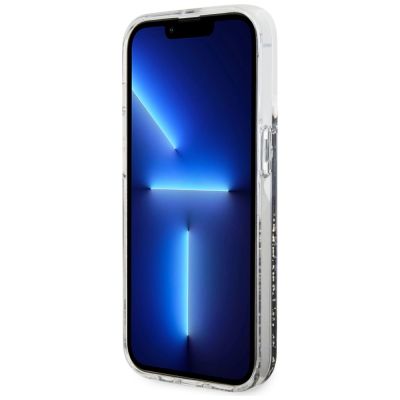 5. Etui Guess Liquid Glitter Marble na iPhone 14 Pro - czarne