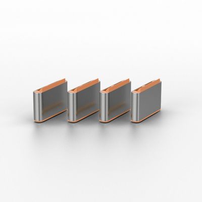 3. Lindy 40428 bloker portów Klucz blokady portu USB Type-C Szary, Pomarańczowy 4 szt.