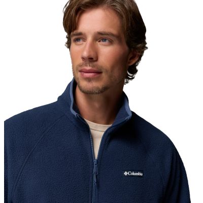 4. Columbia Timber Crest Full Zip Fleece 2176101464 Granatowe L