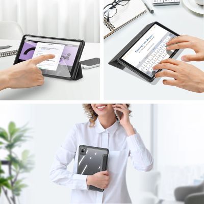 8. Dux Ducis Toby pancerne etui z klapką Smart Case do Realme Pad Mini czarny