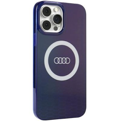 2. Etui Audi IML Big Logo MagSafe na iPhone 13 Pro Max - niebieskie