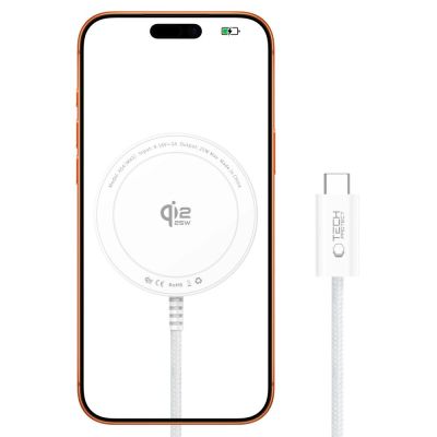 2. Ładowarka bezprzewodowa Tech-Protect A54 MagSafe 25W QI2.2 - biała