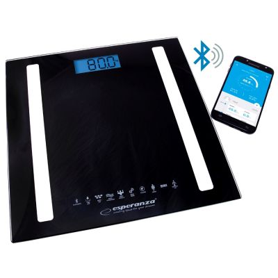 4. Waga z funkcją bluetooth Esperanza EBS016K (kolor czarny)