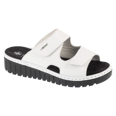 Rieker Slides Shoes V1392-80 Białe 38