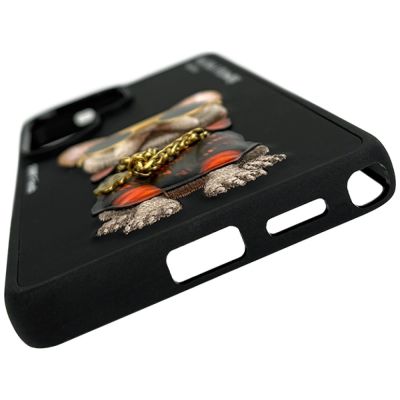 4. Etui Nimmy Glasses Cool Dog na Samsung Galaxy S26 Ultra - czarne