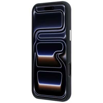 5. Etui Guess Kevlar Triangle Logo MagSafe na iPhone 17 Pro / 18 Pro - burgundowe