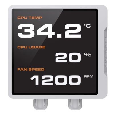 4. COUGAR CGR-PSDVPRGB-W-240 Procesor Chłodnica cieczy all-in-one 12 cm Biały