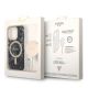 10. Etui Guess Marble MagSafe na iPhone 14 Pro + ładowarka indukcyjna - czarne