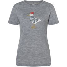 Koszulka z krótkim rękawem damska SUPER.NATURAL W JOHNNY TEE szara