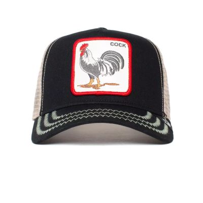 2. Czapka z daszkiem Goorin Bros. The Cock Black Trucker - 101-0378-BLK