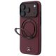 2. Etui Mercedes Leather with Ring Stand MagSafe na iPhone 18 Pro Max / 17 Pro Max - burgundowe