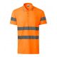 3. Koszulka polo Rimeck HV Runway M MLI-2V998 fluorescencyjny pomarańczowy