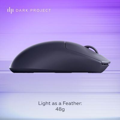 17. Dark Project DPP_NEXUS_BLACK myszka Gaming Oburęczny RF Wireless + Bluetooth + USB Type-C Optyczny 26000 DPI