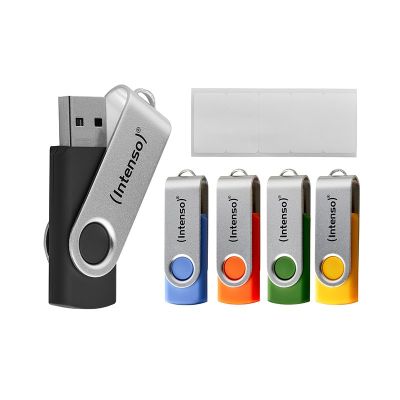 8. Intenso USB Flash Drive Office Line 3543595 3.2 5St. Multipack - 64 GB pamięć USB USB Typu-A 3.2 Gen 1 (3.1 Gen 1) Wielobarwny