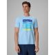 T-shirt regular z nadrukiem męski 4F 4FRSS26TTSHM4291-34S