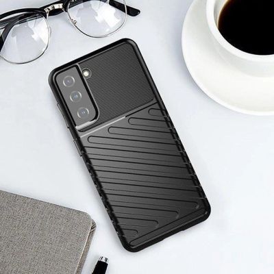 10. Thunder Case etui Samsung Galaxy S23+ silikonowy pancerny pokrowiec niebieskie