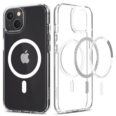7. Etui Spigen Ultra Hybrid Mag z MagSafe na iPhone 13 mini - białe