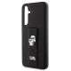 5. Etui Karl Lagerfeld Gripstand Saffiano Karl&Choupette Pins na Samsung Galaxy S23 FE - czarne