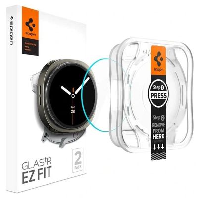 Szkło hartowane Spigen Glas.TR ”Ez-Fit” na Samsung Galaxy Watch 8 40 mm - przezroczyste