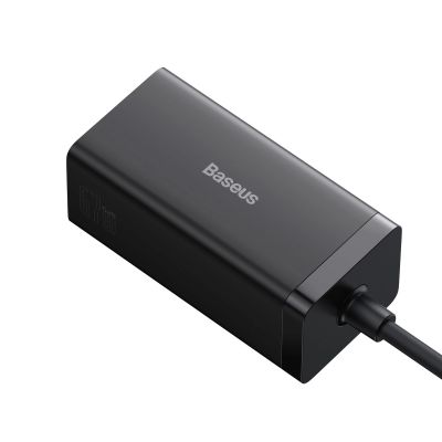 5. Ładowarka sieciowa GaN5 Baseus CCGP110201 67W HUB HDMI 2x USB-C / USB-A / HDMI 4K 30Hz 1,5m - czarna + kabel USB-C - USB-C 100W 1m