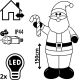 4. MIKOŁAJ DMUCHANY SAMOPOMPUJĄCY ZEW 150CM LED