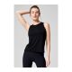 2. Koszulka damska treningowa CASALL Soft Texture Tank kolor czarny