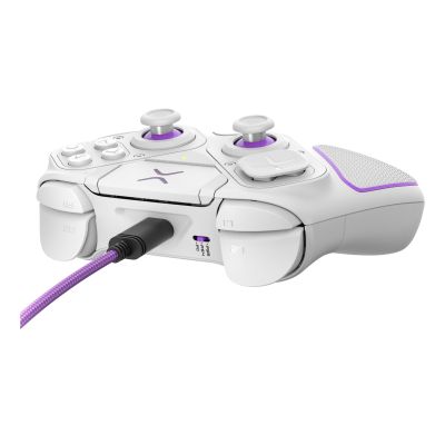 8. PDP 052-002-WH kontroler gier Fioletowy, Biały RF/USB Gamepad Analogowa/Cyfrowa PC, PlayStation 4, PlayStation 5