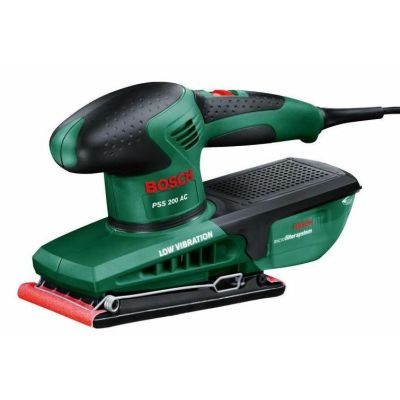2. Bosch PSS 200 AC Szlifierka orbitalna 24000 OPM Czarny, Zielony 200 W