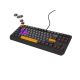 2. GENESIS Thor 230 TKL klawiatura Gaming USB + RF Wireless + Bluetooth QWERTY Czarny, Szary, Pomarańczowy