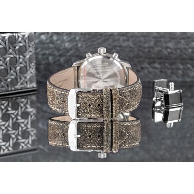 7. Zegarek Męski ZEPPELIN 100 Jahre Chronograph 8680-4 + BOX