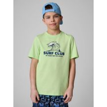 T-shirt bawełniany chłopięcy 4F 4FJRSS26TTSHM3901-45S