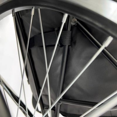 11. Wozinsky torba rowerowa podwójna plecak 2w1 30l czarna (WBB30BK)