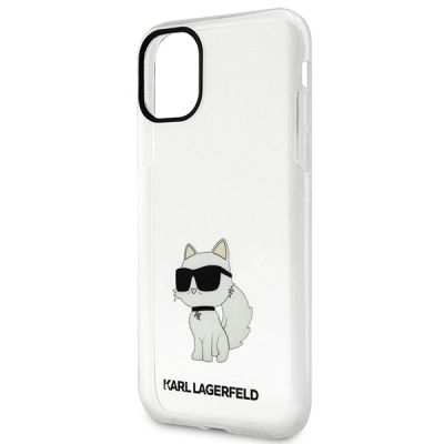 13. Etui Karl Lagerfeld Ikonik Choupette na iPhone 11 / Xr - przezroczyste