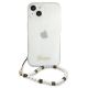 3. Etui Guess White Pearl na iPhone 13 mini - przezroczyste