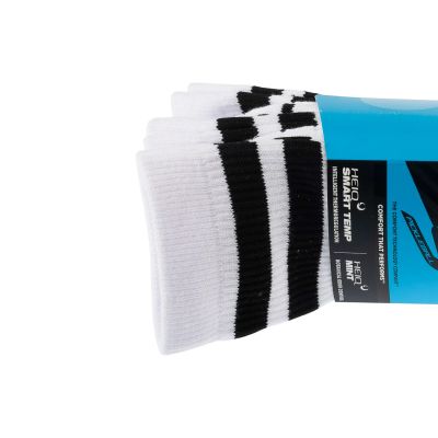 2. Skechers 3pk Mens PF PBall Crew Socks S01373HP-WBK Białe 41-46