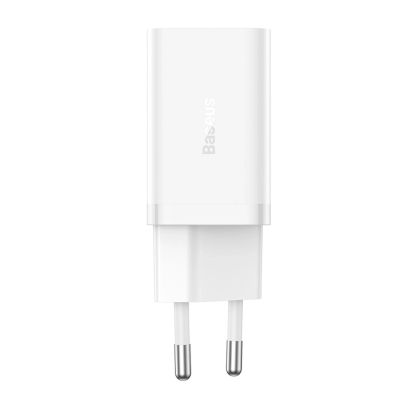 3. Ładowarka sieciowa Baseus GaN5 Pro 40W 2xUSB-C - biała