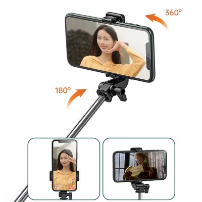 16. Wozinsky Selfie stick WHS1Y teleskopowy tripod 1m z uchwytem na telefon - czarny
