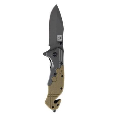 4. Nóż Commander Rescue 101 INC Black/Tan