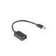 2. LANBERG ADAPTER USB-C(M)->USB-A(F) 2.0 15CM OTG AD-OTG-UC-01